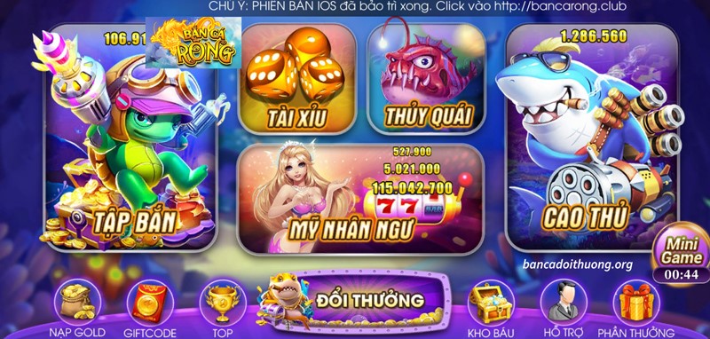 Săn cá rồng – Cổng game Săn cá rước lộc về nhà